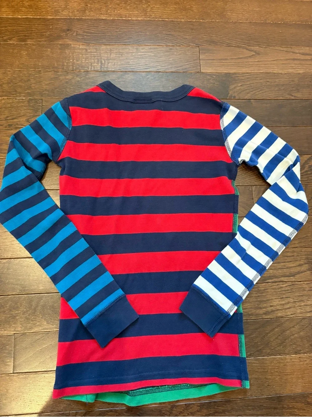 Hanna Andersson Kids 2-Piece Striped Pajamas Size 140 US 10 Organic Cotton